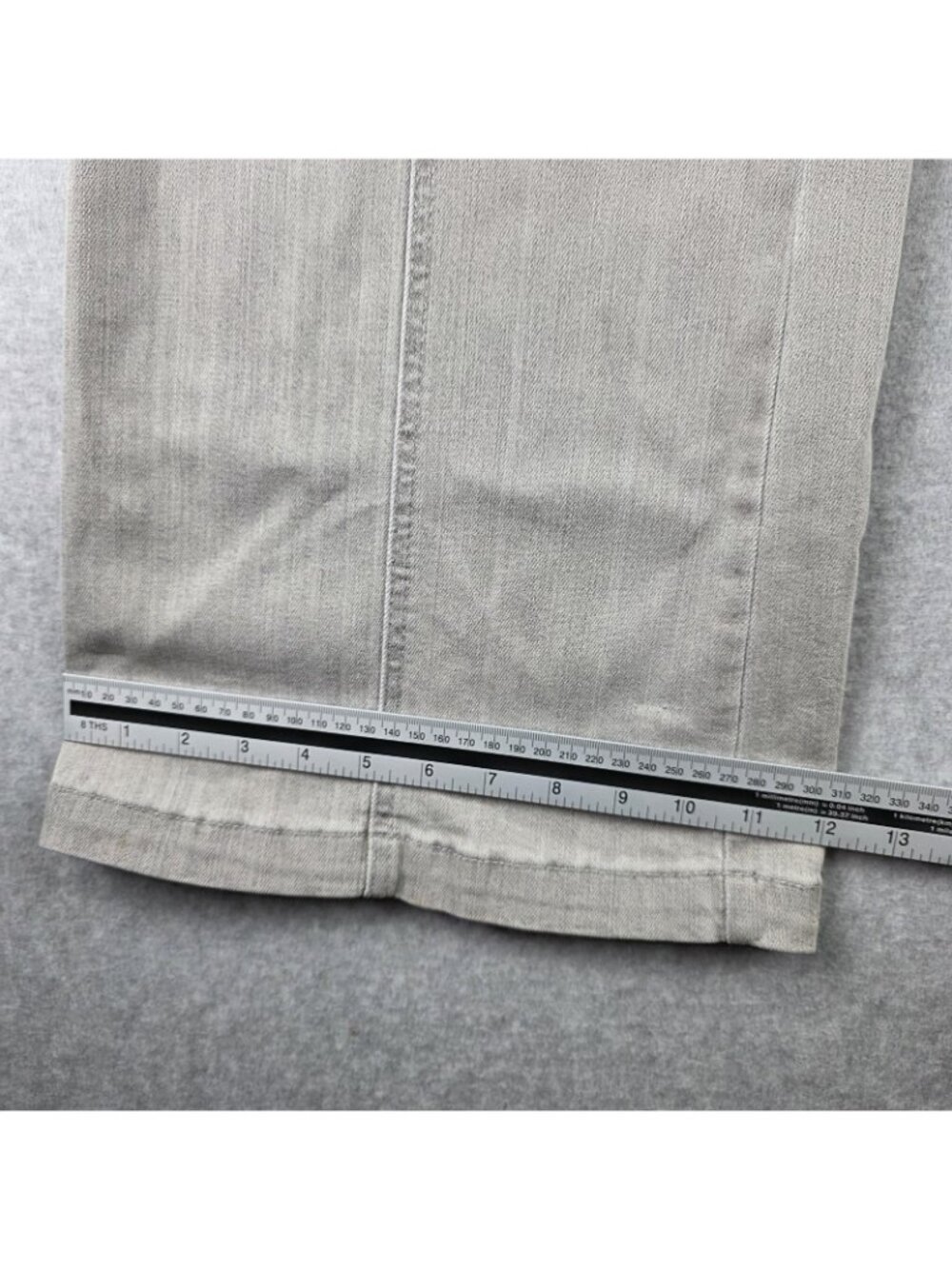 Judy Blue Jeans Womens 15/32 High Rise Wide Leg Gray Stretch Denim Pants - Picture 10 of 10